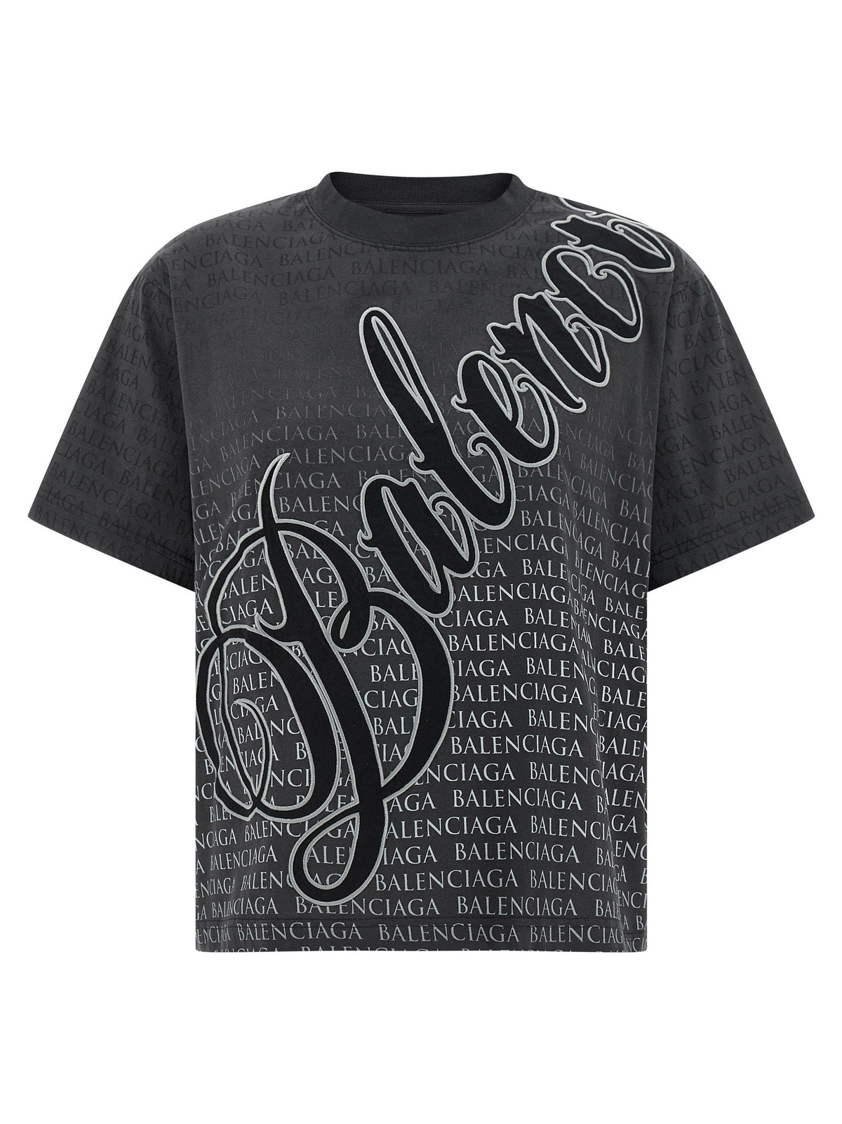 Balenciaga Black Cotton Women's T-Shirt