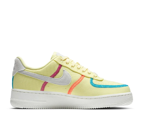 Nike Women's Air Force 1 '07 Low LX 'Stitched Canvas – Life Lime' – CK6572-700