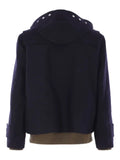 sacai hooded toggle-fastening coat