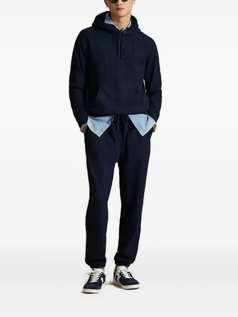 Polo Ralph Lauren waffle-knit hooded sweater