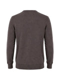 UOMINITALIANI V-neck embroidered-logo sweater