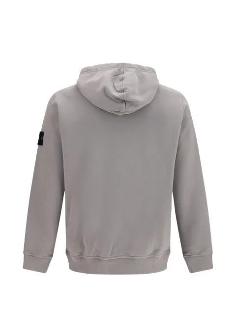 Stone Island 6100067 brushed organic cotton fleece hoodie