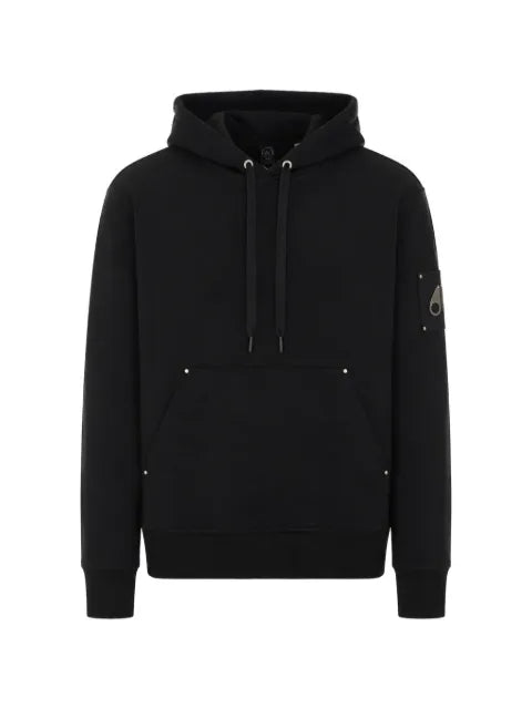 Moose Knuckles Hartsfield logo-patch hoodie