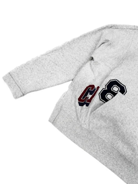 Champion logo-print panelled hoodie