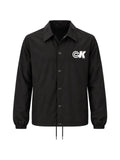 Calvin Klein Jeans logo-print shell jacket