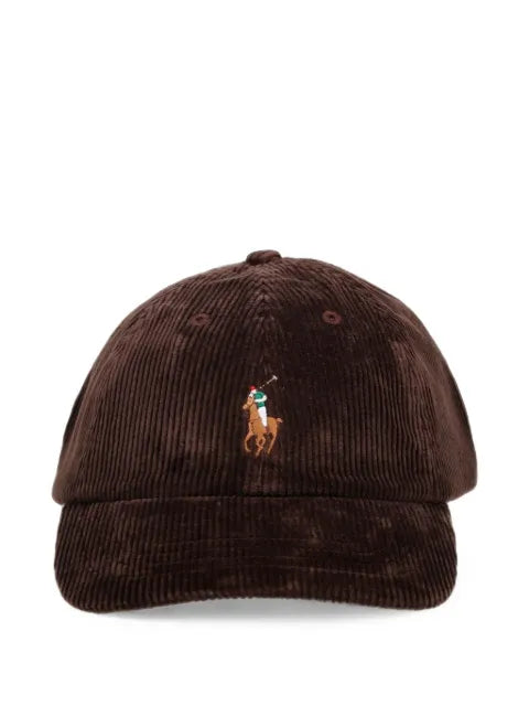 Polo Ralph Lauren corduroy logo-embroidered cap
