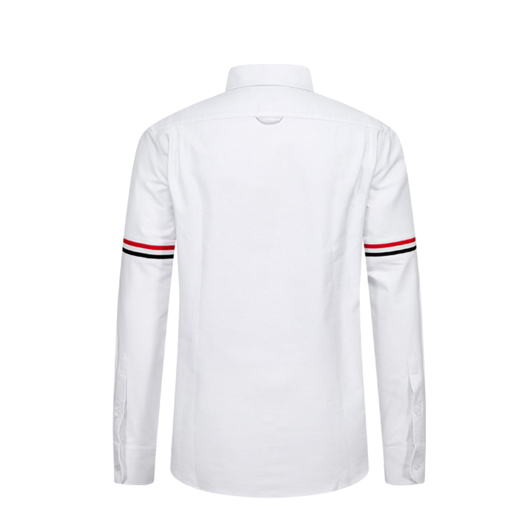 Classic Four-Bar Solid Dress Shirt | Thom Browne