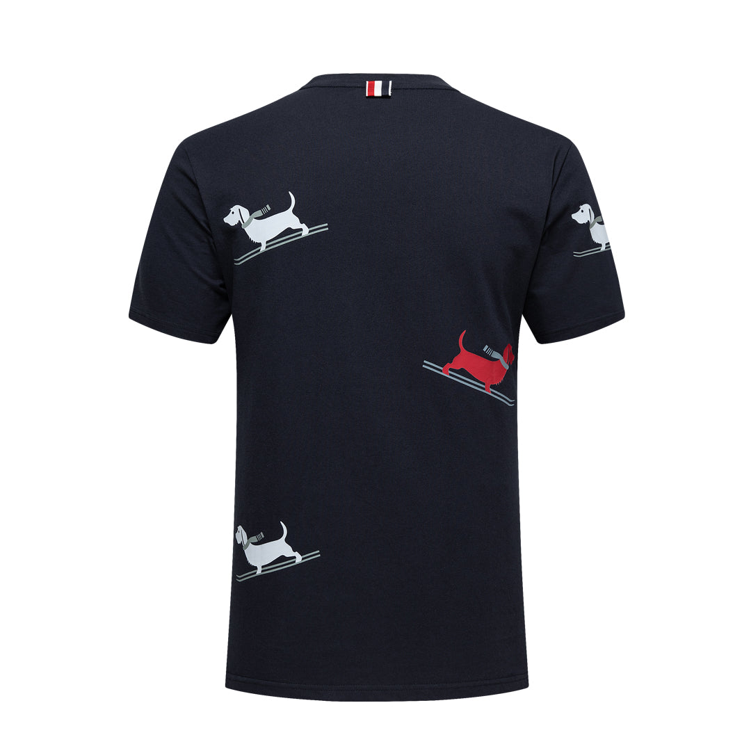 Men's Classic Four-Bar Lobster T-Shirt - 100% Cotton Made in Japan | Thom Browne