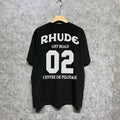 Rhude T-shirts Printed Trendy Pure Cotton