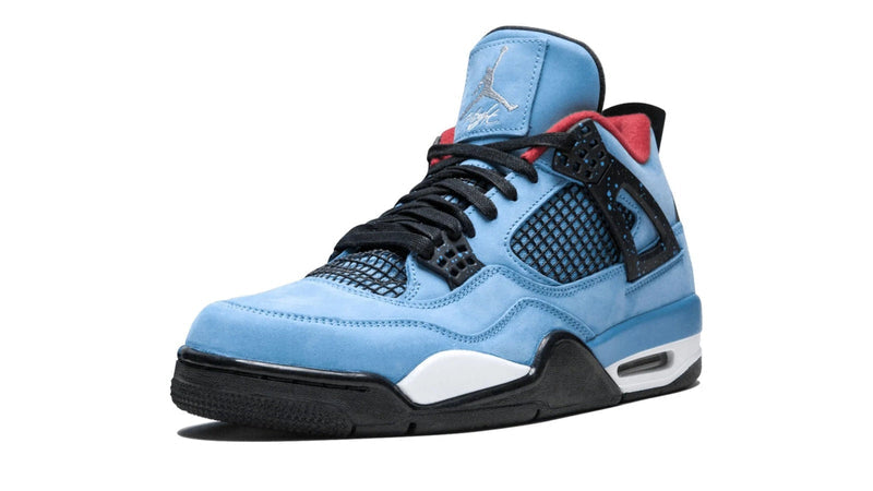 Travis Scott x Air Jordan 4 Retro 'Cactus Jack' – Purple Suede & Sail Cactus Jack AJ4 Collab with Rope Laces & Backwards Branding