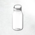 Kinto Water Bottle 300ml: Clear