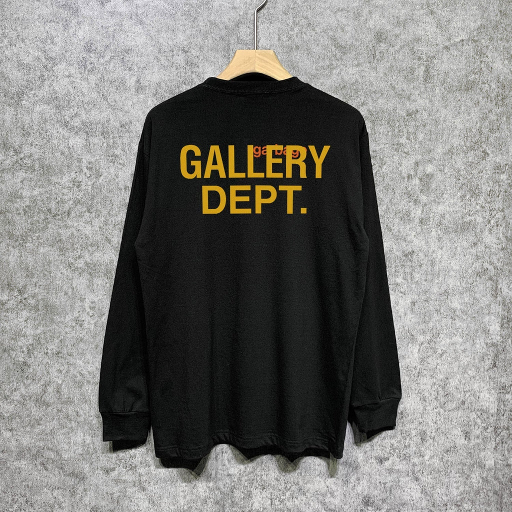Gallery Dept Long Sleeved Shirt Fashion Brand Long Sleeve Long-Sleeved T-shirt Blouse