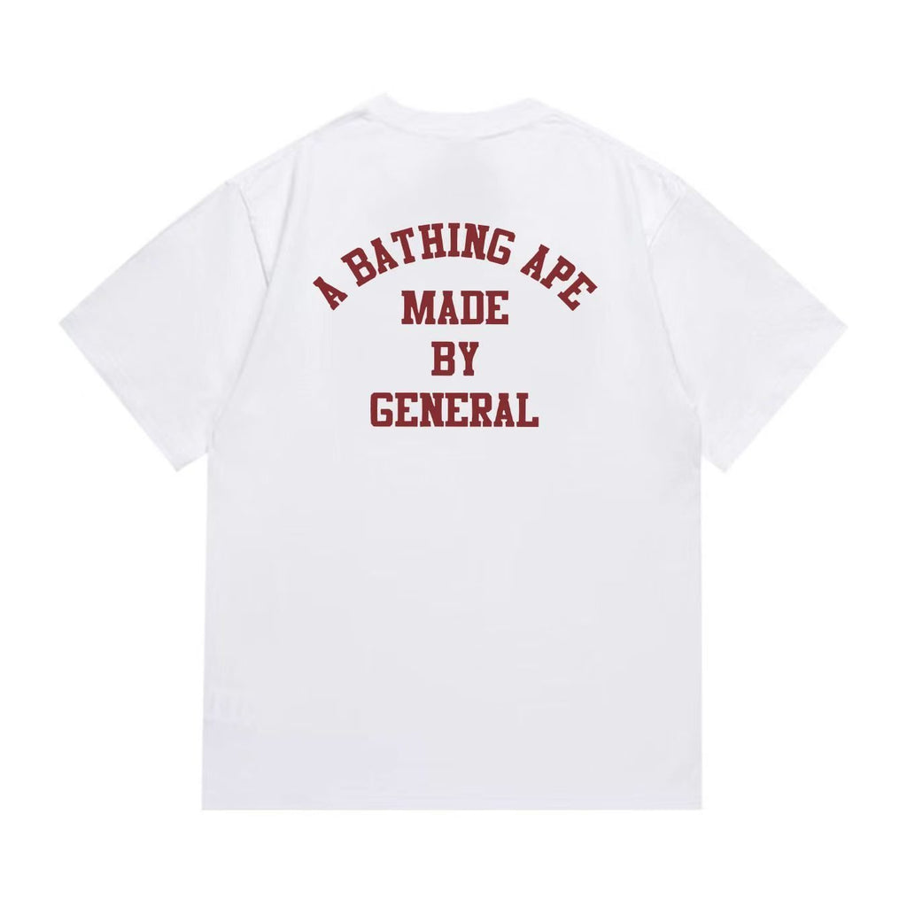 BAPE Red Chest & Back Graphic Short-Sleeve T-Shirt