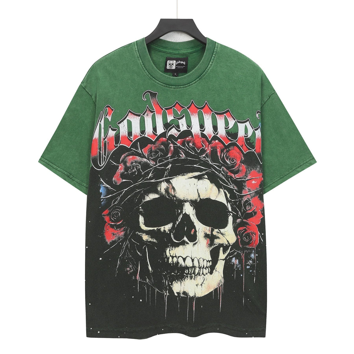 Godspeed Skull & Roses Graphic T-Shirt