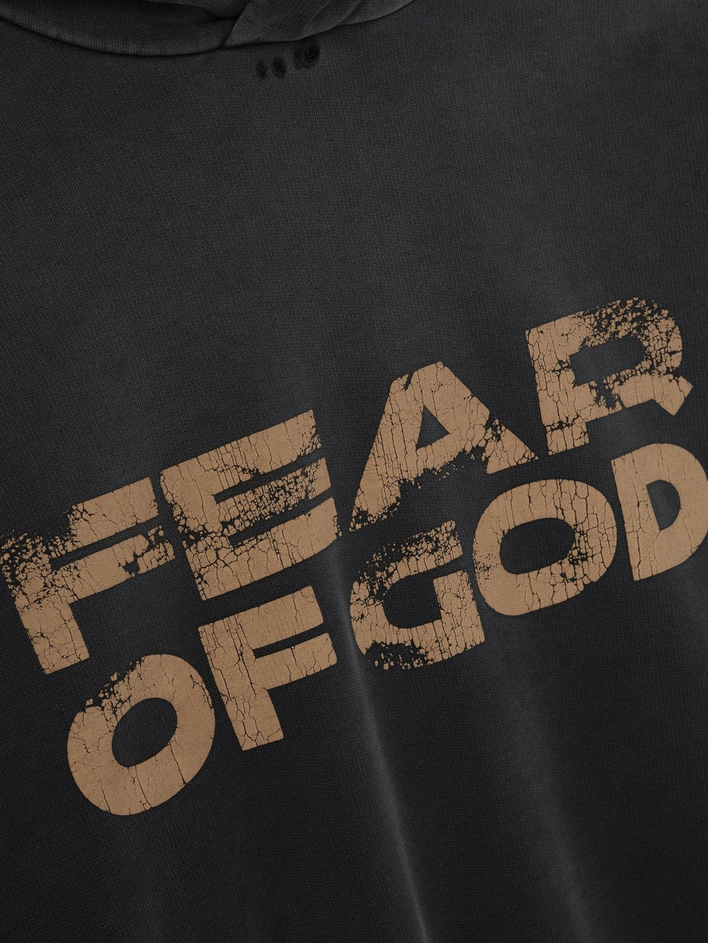 Fear of God Washed Black Side-Pocket Hoodie