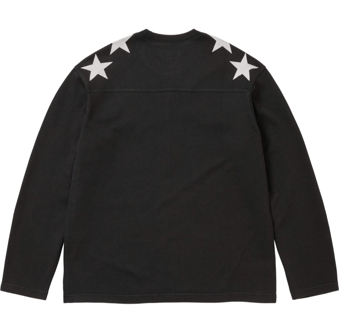Supreme 88 Star Shoulder Long-Sleeve T-Shirt