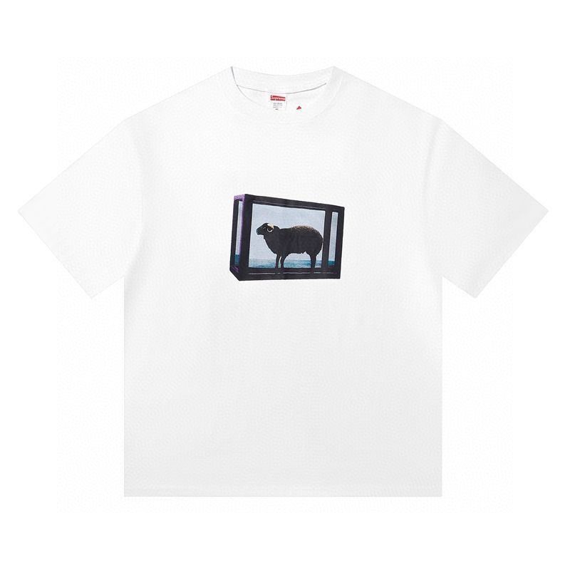 Supreme Sheep Graphic Short-Sleeve T-Shirt