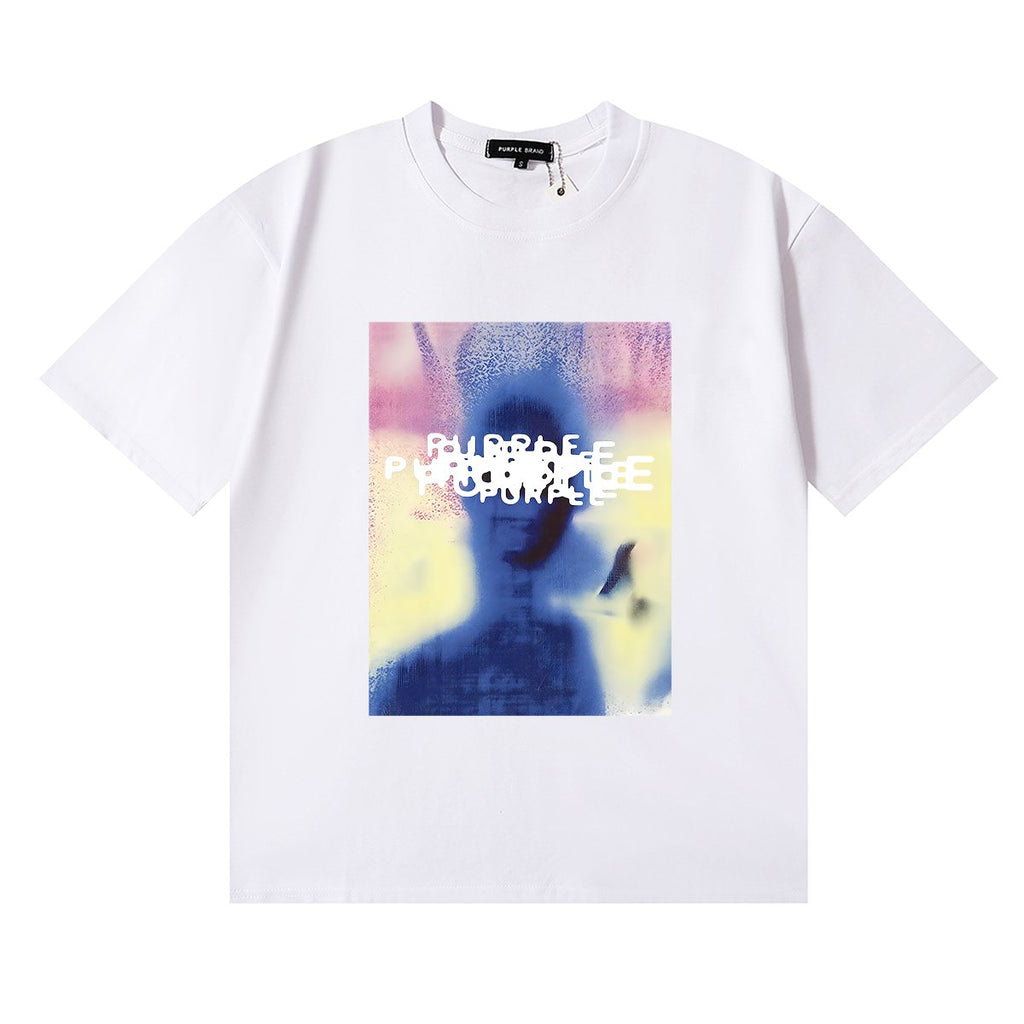 Purple Brand Afterimage Graphic T-Shirt