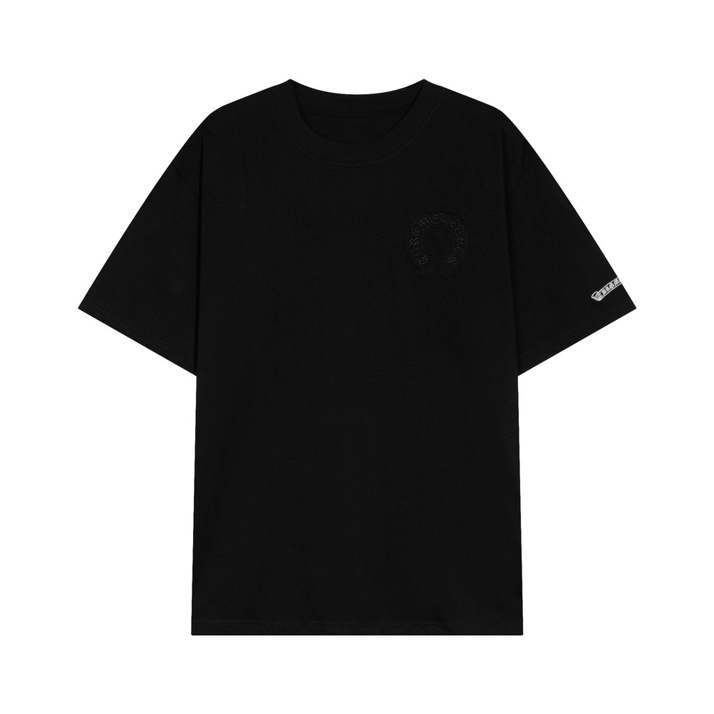 Chrome Hearts Horseshoe Floral Graphic T-Shirt