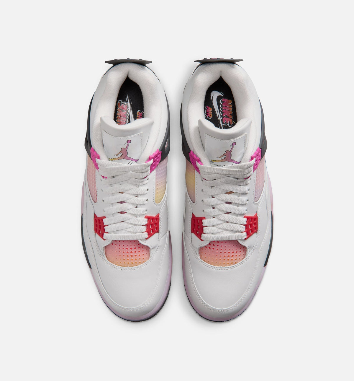 Air Jordan 4 Retro Comic – Men's Lifestyle Shoe in Off White/Fire Pink/Anthracite