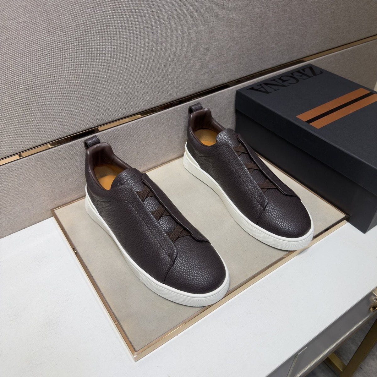Zegna Men's Slip-On Sneakers